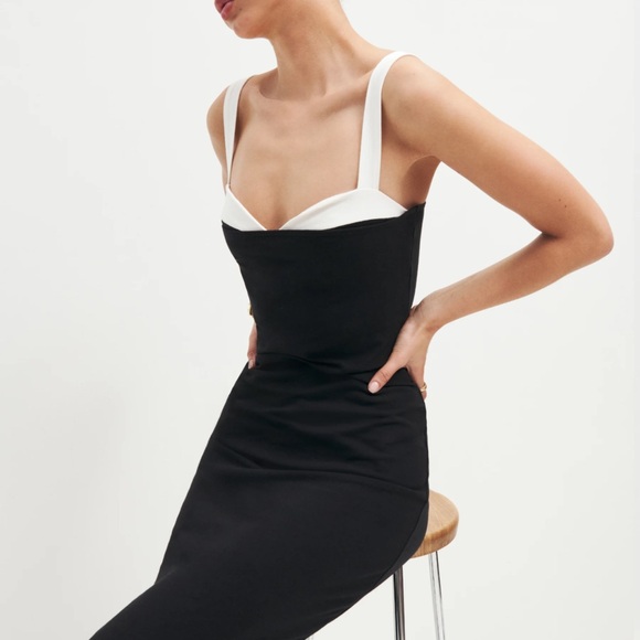 Reformation Nelle Knit Dress, Size L (10) - Picture 4 of 7